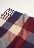 Sciarpa Spiky maxi check ROSSO BORDEAUX Donna immagine n. 3