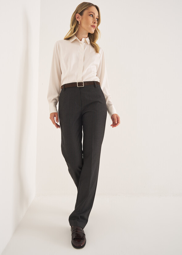 Pantalone Clair-B a righe GRIGIO GREY Donna null