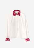 Camicia Cecilia cotone e pizzo BIANCO WHITE Donna immagine n. 6