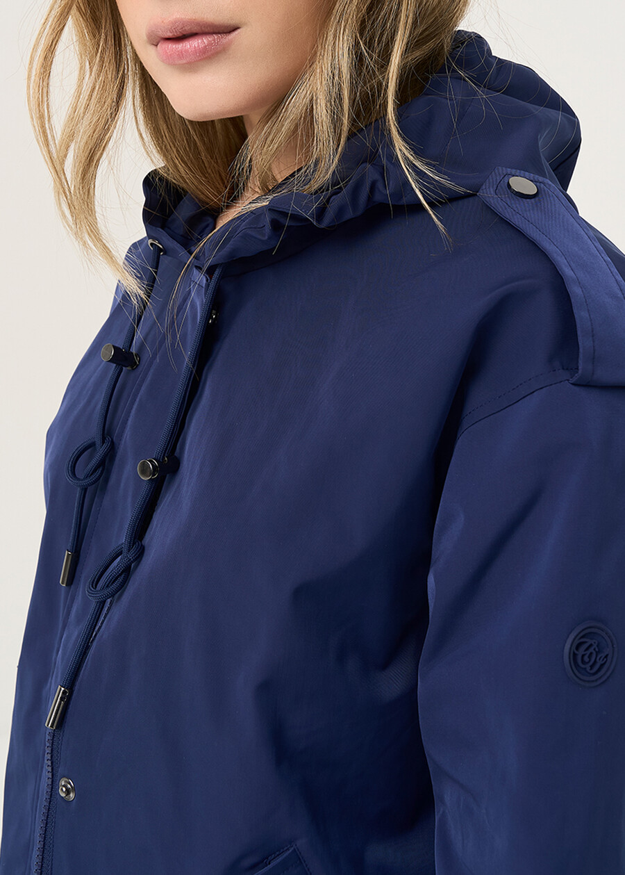 Goan technical short jacket BEIGE LATTEBLU Woman , image number 2