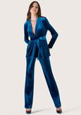 Coprispalle Colyn in velluto BLU COBALTO Donna immagine n. 4