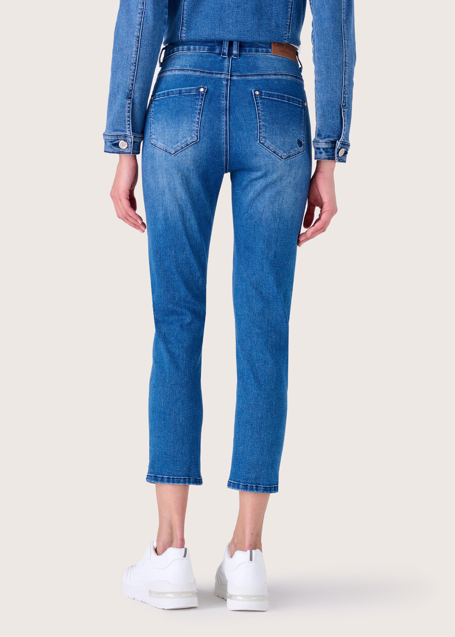 Penny denim Capri trousers DENIM Woman , image number 4