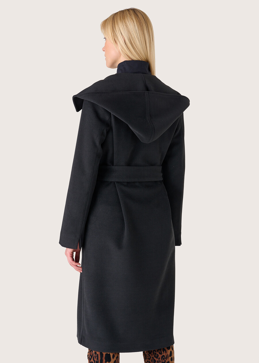 Victoria cloth coat NERO BLACKBEIGE LIGHT BEIGE Woman , image number 5