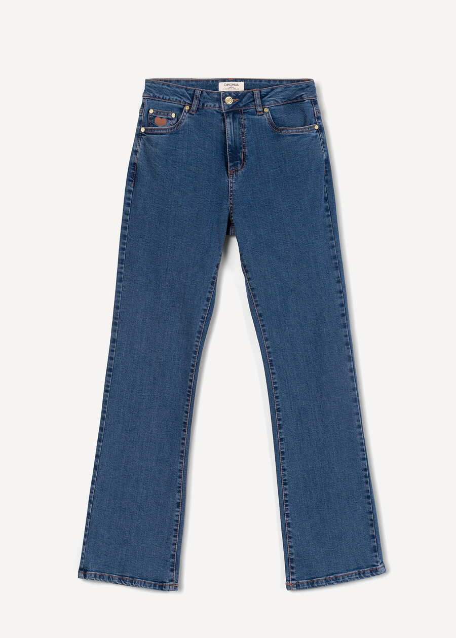 Jeans Cindy flare con spacco DENIM MEDIUM DENIM Donna , immagine n. 7