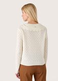 Cardigan Cory con maxi colletto BEIGE LANAMARRONE CASTAGNA Donna immagine n. 3