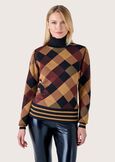 Merina viscose blend jersey NERO BLACK Woman image number 1