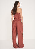 Pecan viscose trousers MARRONEBLU OTTANIO Woman image number 4