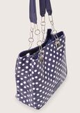 Mini Miss polka dot shopping bag BLUE OLTREMARE  Woman image number 2
