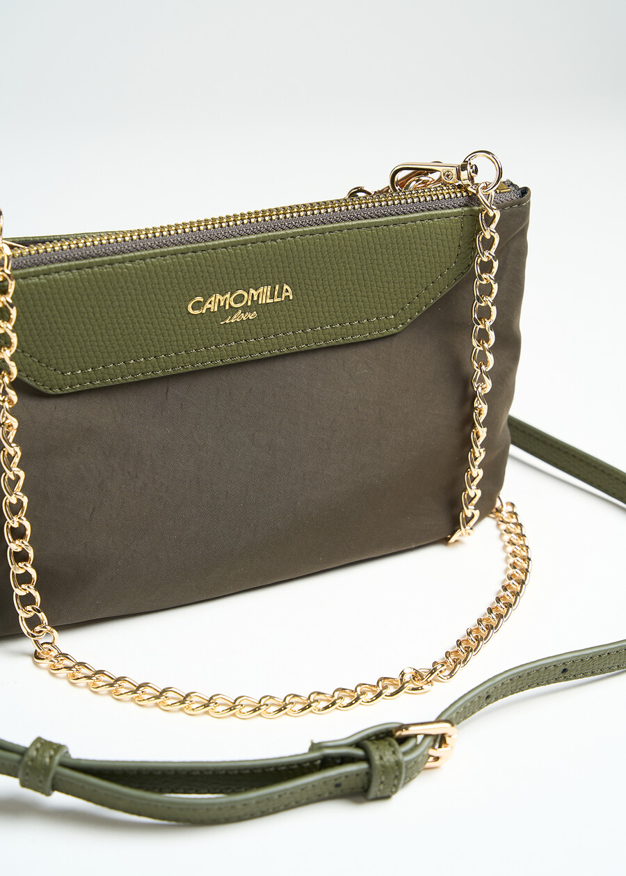 Borsa Tonga Nylon A in ecopelle VERDENERO Donna , immagine n. 2