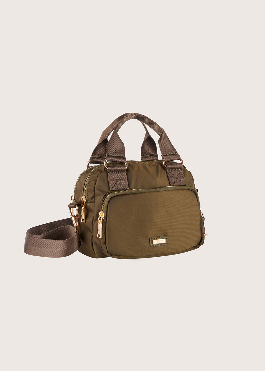 Bauletto Becky in nylon VERDE CARCIOFONERO BLACKMARRONE CASTAGNABLU INCHIOSTRO Donna , immagine n. 2