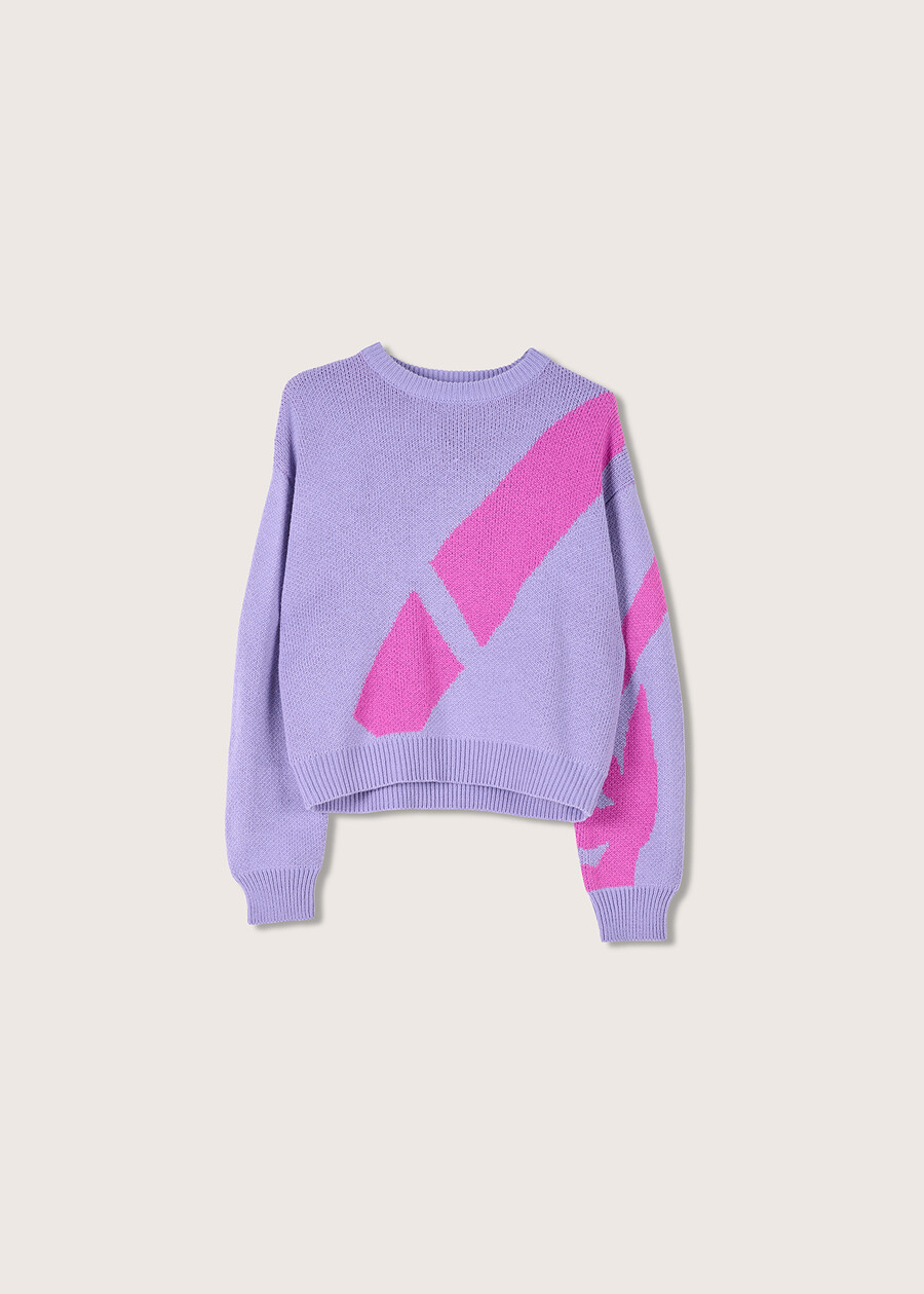 Maglioncino Masu a fantasia BLU FIORDALISO Donna , immagine n. 4