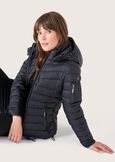 Gaby nylon jacket NERO BLACKVIOLA CENERE Woman image number 1