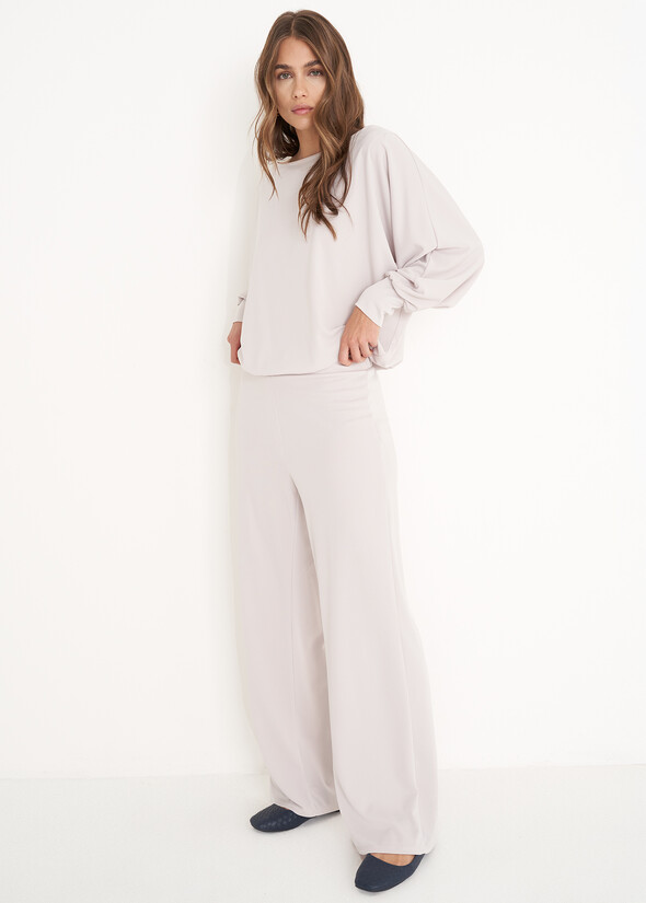 Pantalone Giorgia in jersey GRIGIO GREY Donna null