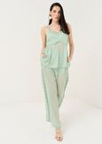 Tomas top with embroidery VERDE Woman image number 4