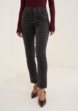 Pantaloni Kate skinny in velluto ROSSO BORDEAUXGRIGIO MEDIUM GREY Donna immagine n. 2