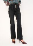 Jeans Jacqueline con cuciture NERO Donna immagine n. 2
