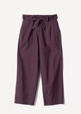 Penty linen-blend trousers
 VIOLA MELANZANABIANCO BURRO Woman image number 5