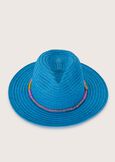 Ciriaco 100% straw hat BLU FRENCHROSSO TULIPANO Woman image number 2