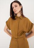 Clelia Linen And Viscose Shirt VERDE OLIO Woman image number 1
