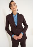 Blazer Ghea fantasia stripes MARRONE MOKA Donna immagine n. 1