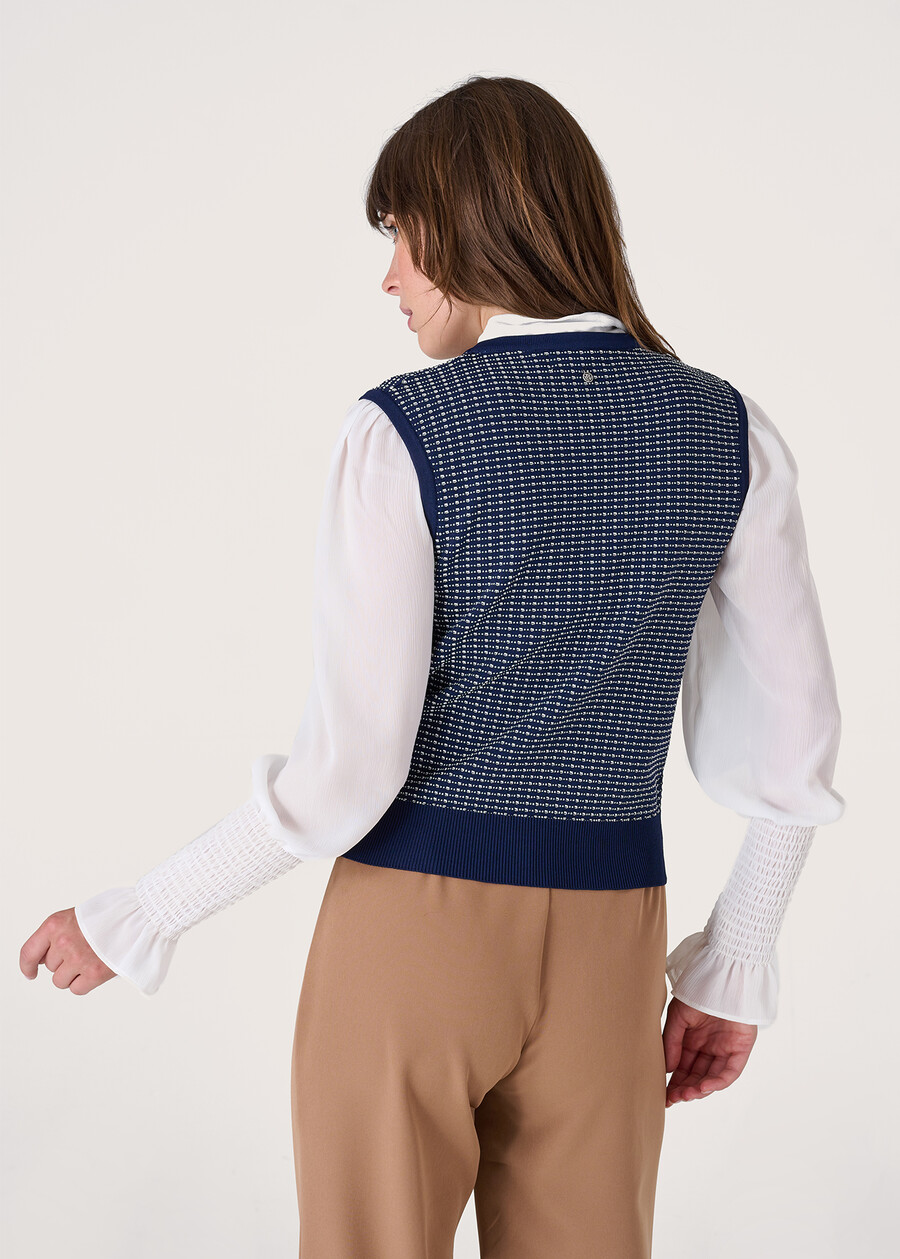 Mery two-in-one jersey BLU INCHIOSTRO Woman , image number 3