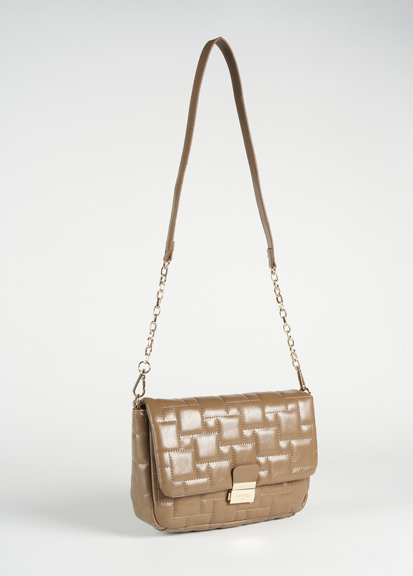 Briant eco-leather clutch bag MARRONE TERRA Woman null