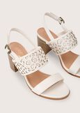 Surly eco-lether sandal BIANCO WHITE Woman image number 2