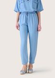 Pizzo 100% lyocell trousers DENIM Woman image number 2