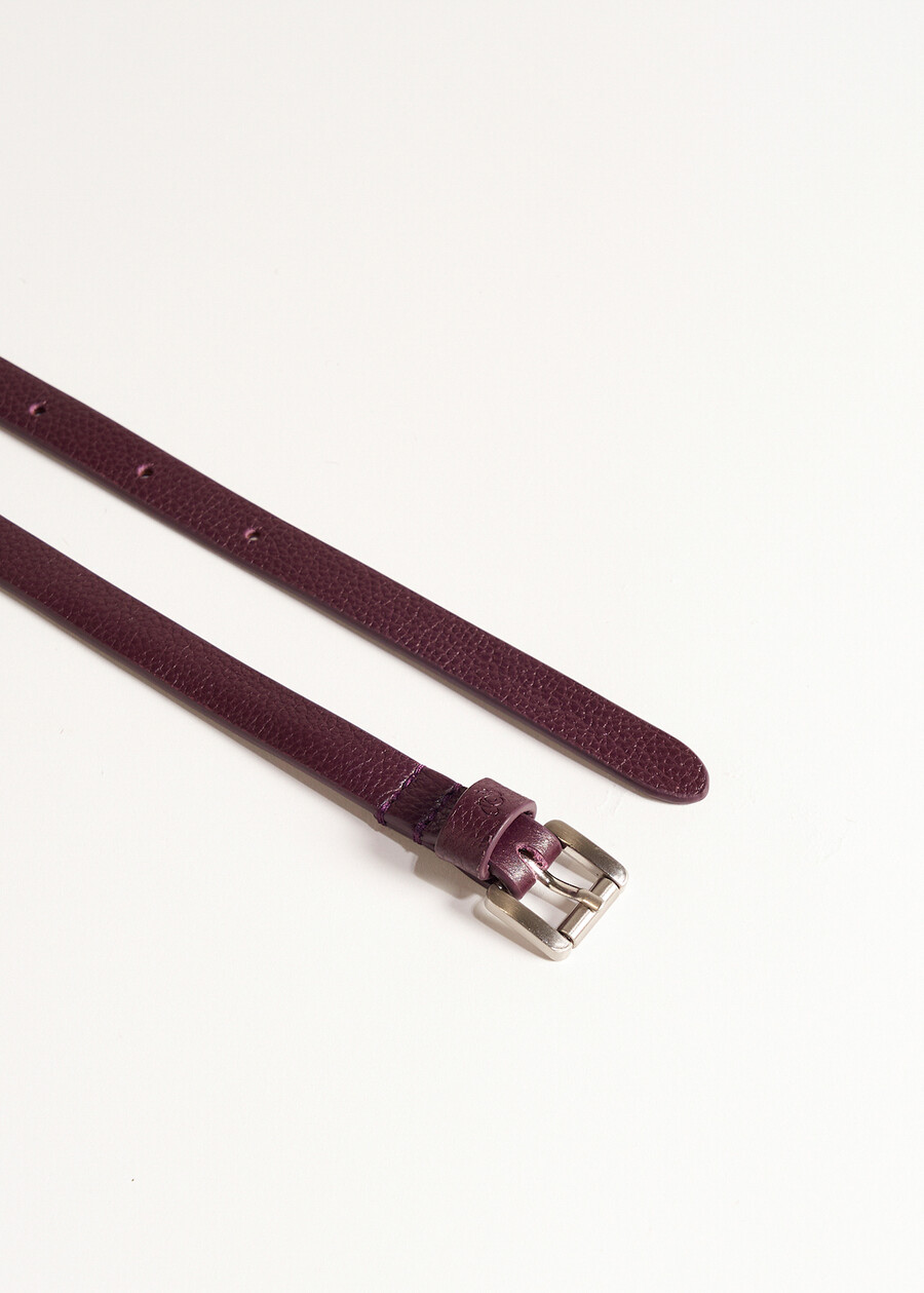 Cintura Clim-A in vera pelle VIOLA VINACCIA Donna , immagine n. 3