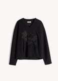 Shelby scuba fabric sweatshirt NERO Woman image number 5