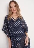 Kaftano Blenda Pois Etnico BLUE OLTREMARE Donna immagine n. 2