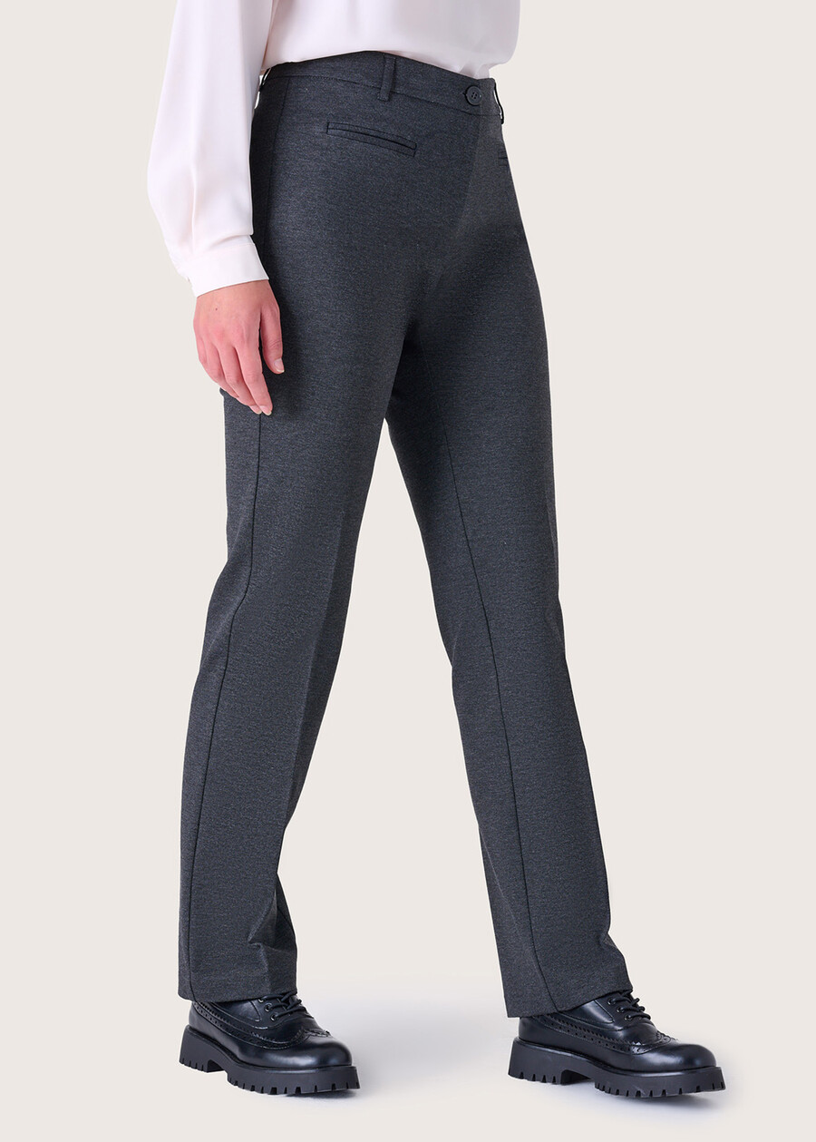 Pantalone Miranda in punto Milano GRIGIO CARBONEBLUE DARK BLUENERO Donna , immagine n. 2