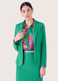 Giacca Cindy in tessuto screp VERDE GARDENBLUE OLTREMARE  Donna immagine n. 1