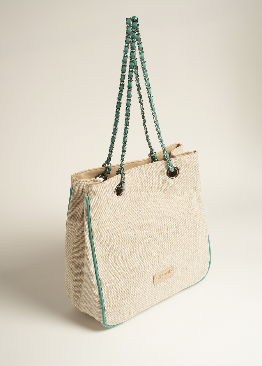 Borsa Shopping Babila in Canvas BEIGE LIGHT BEIGEBEIGE LIGHT BEIGE Donna , immagine n. 2