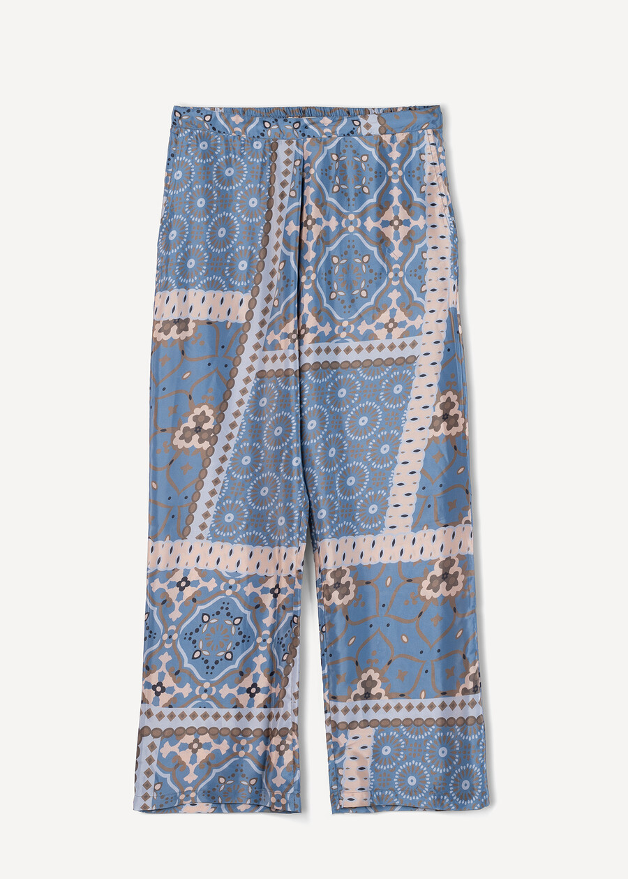 Pinocchietto Pendy leggero in fantasia BLU AVIONBEIGE Donna , immagine n. 5