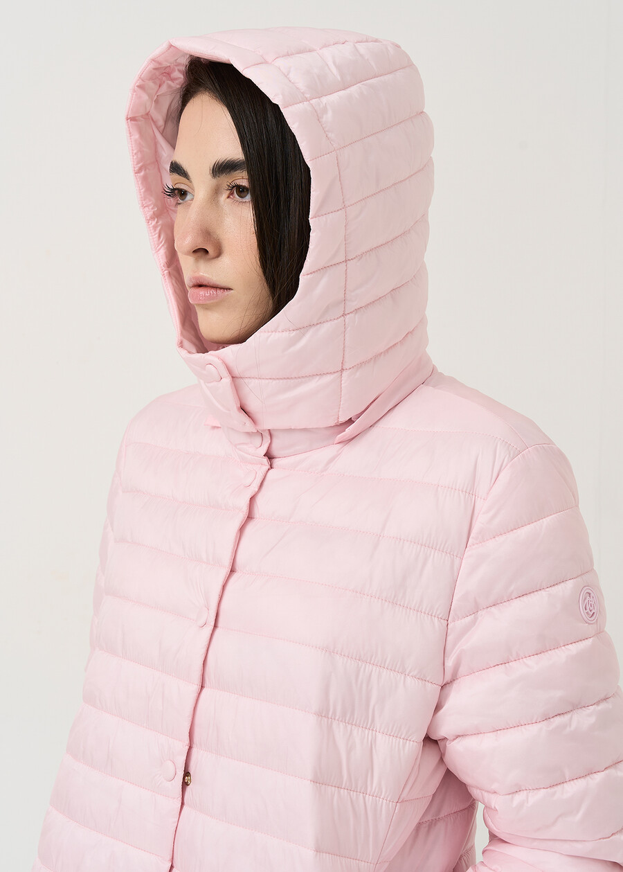 Piumino leggero 100g Patrik con cappuccio rimovibi BIANCO WHITEROSABLU Donna , immagine n. 2