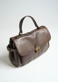 Borsa Blank a cartella in vera pelle MARRONE Donna immagine n. 2