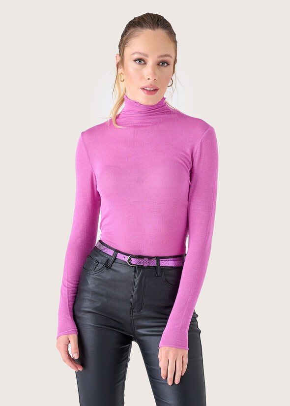 Maglia Stacey in viscosa VIOLA IRIS Donna null