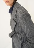 Charlot herringbone trench coat GRIGIO GREY Woman image number 4