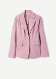 Giselle single-breasted blazer ROSA QUARZOBLU AVION Woman image number 5