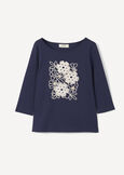 T-shirt Stezy con ricamo BLU Donna immagine n. 5
