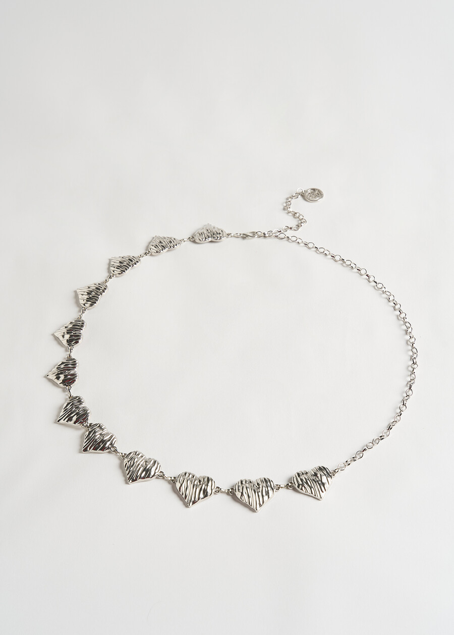 Cintura Candida cuori cesellati GRIGIO SILVER  Donna , immagine n. 2