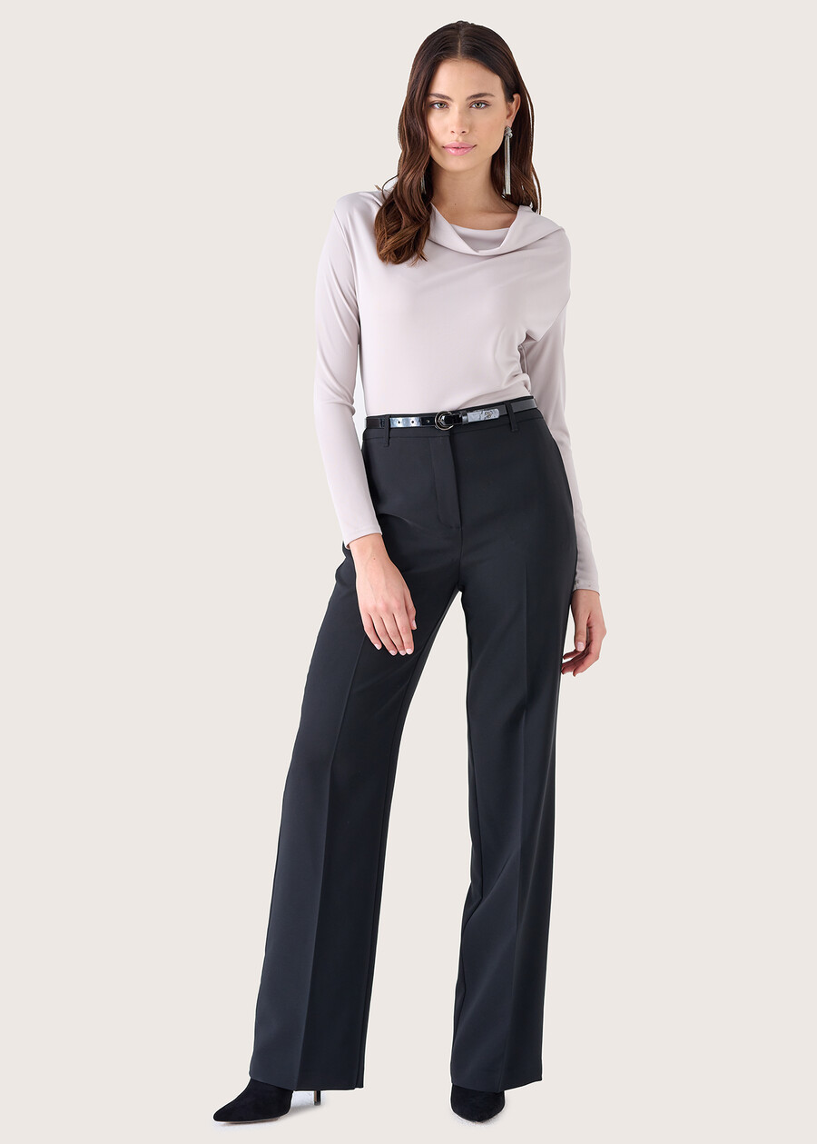 Pantalone Ashley in tessuto tecnico NERO BLACK Donna , immagine n. 1