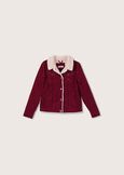 Gilly 100% cotton jacket ROSSO SYRAH Woman image number 4