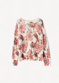 Maglia Monica con motivo floreale all over BIANCO WHITE Donna immagine n. 4