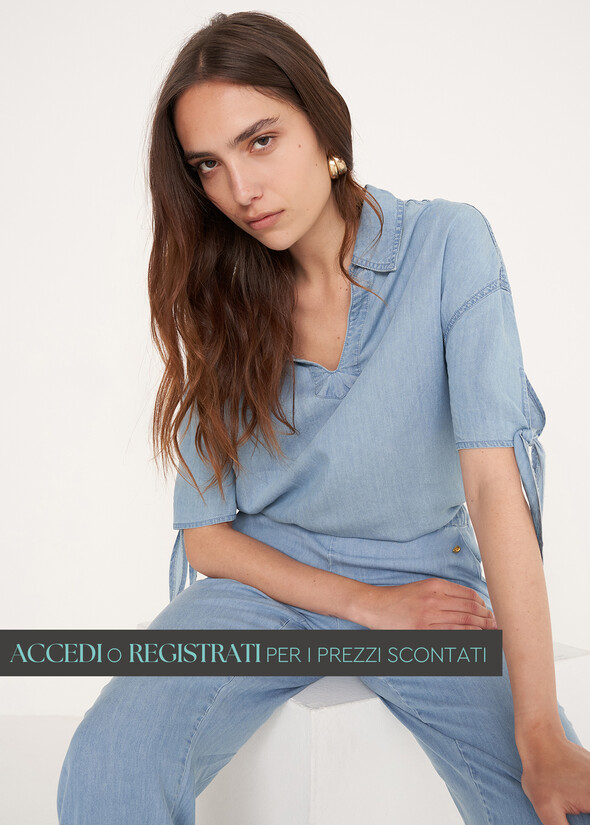 Camicia Comic effetto denim
 DENIM MEDIUM DENIM Donna null