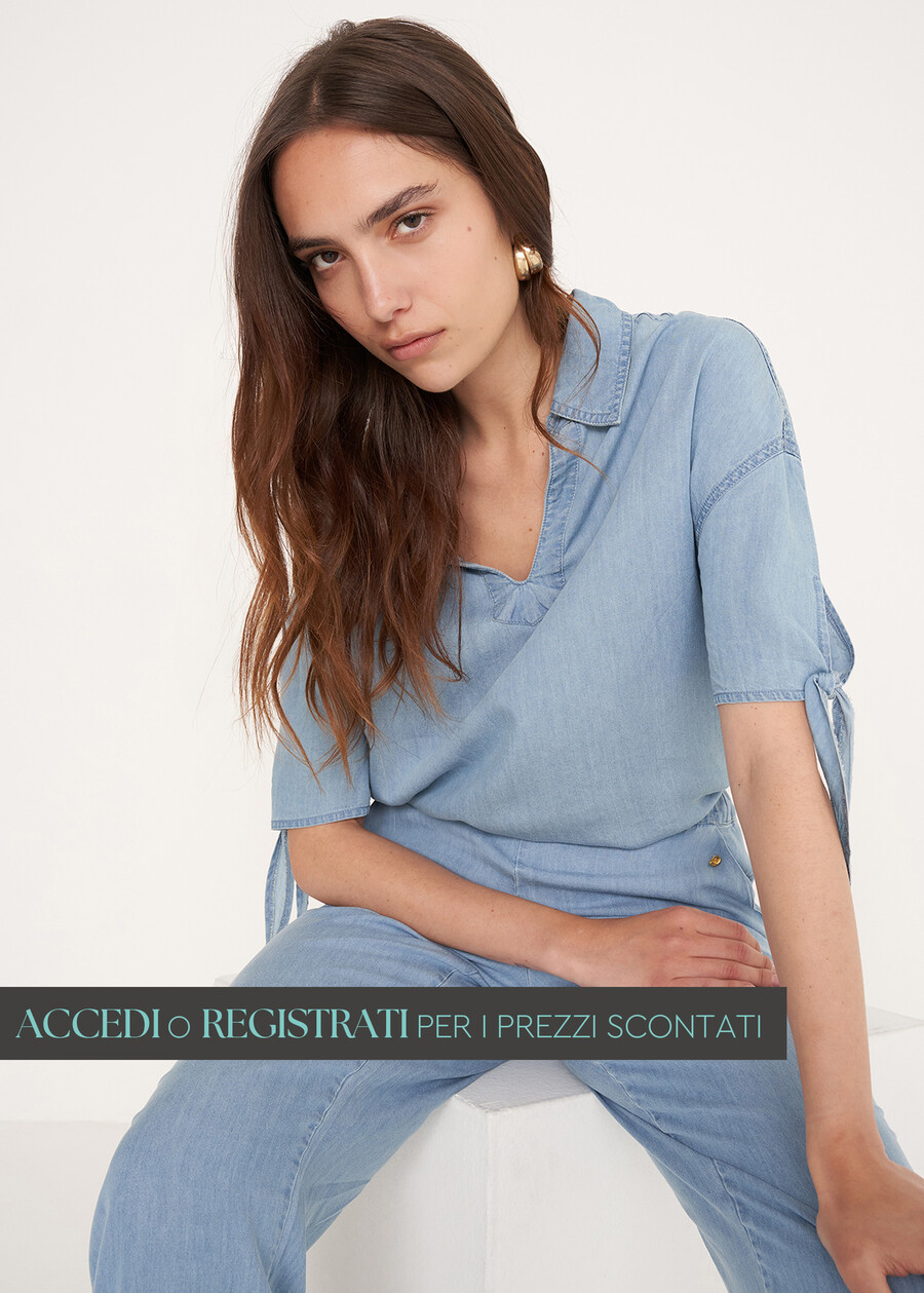 Camicia Comic effetto denim
 DENIM MEDIUM DENIM Donna , immagine n. 1