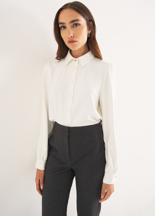 Camicia Alessia-Z classica BIANCO WHITE Donna null