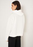 Florinne sweatshirt with jeweled details BIANCO WHITE Woman image number 4