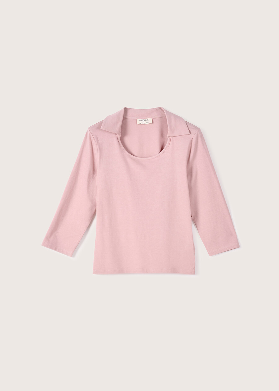 T-shirt Sabry 100% cotone organico ROSAGRIGIO Donna , immagine n. 4